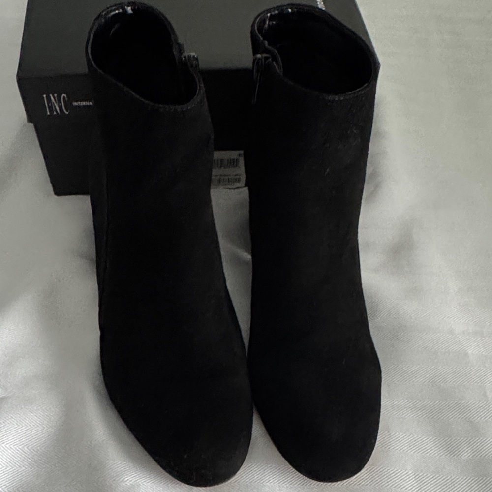 INC International Concepts Women's Elegant Black Booties